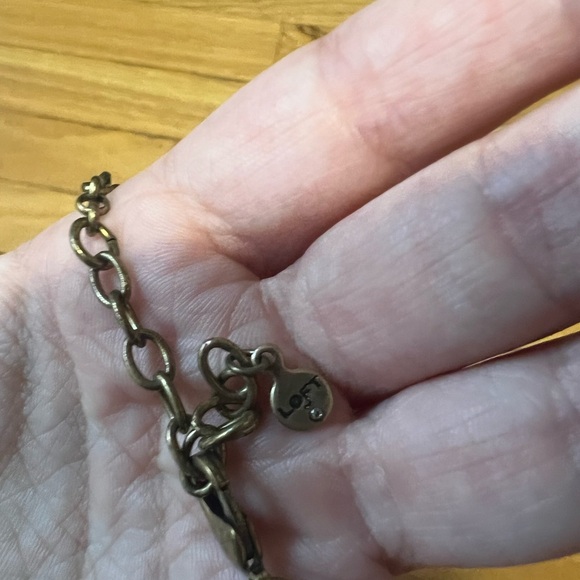 Loft Jewel Statement Necklace Maroon and Grey Jewels - Picture 7 of 7